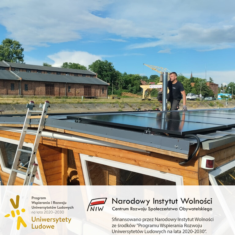 PŁYNIEMY Z NOWĄ ENERGIĄ, MONTAŻ INSTALACJI FOTOWOLTAICZNEJ ZAKOŃCZONY.
